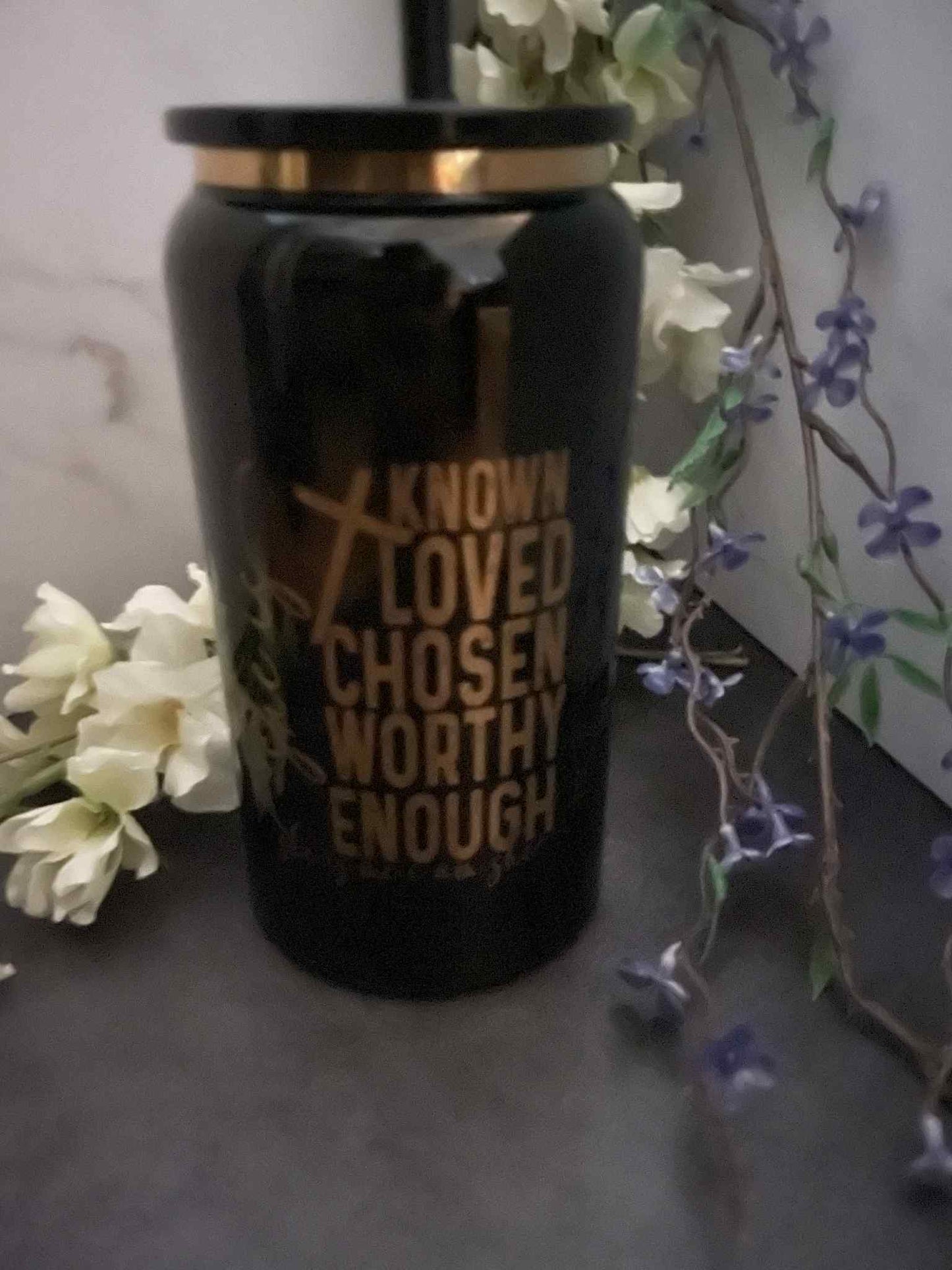 SHE IS Known, Loved, Chosen, Worthy, Enough Faith Filled Creations Boutique