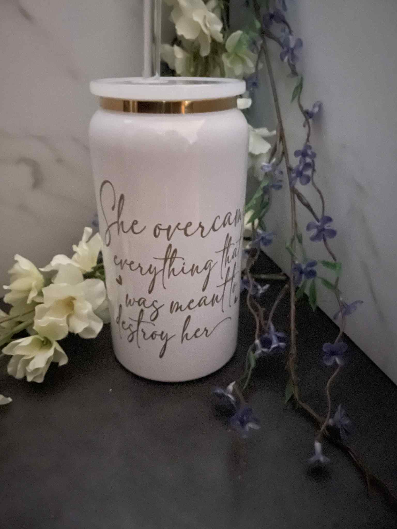 She overcame everything everything that was meant to destroy her Faith Filled Creations Boutique