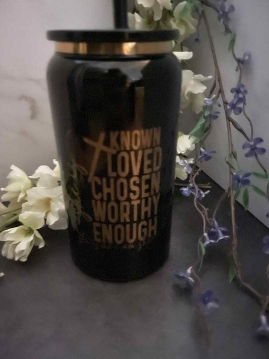 SHE IS Known, Loved, Chosen, Worthy, Enough Faith Filled Creations Boutique